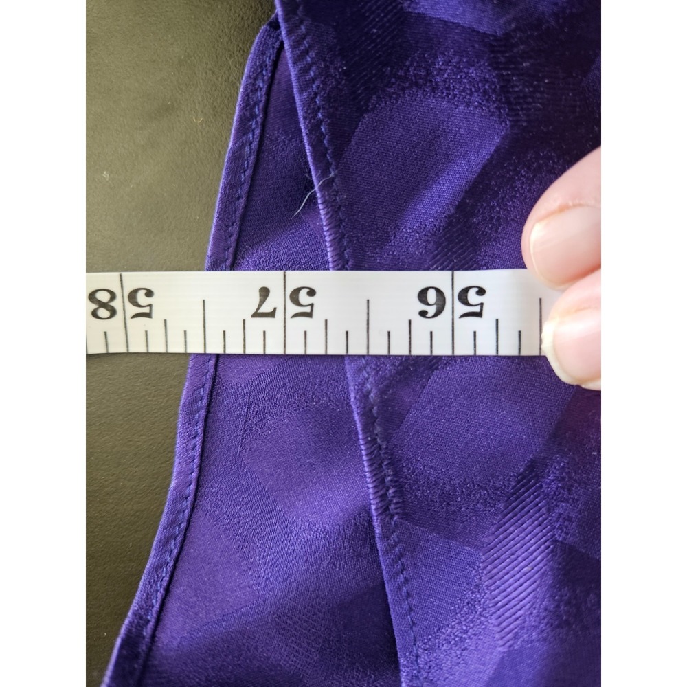 Halston Heritage Tiered Maxi Dress Purple Acai Berry NWT Size‎ 2 Modern Glam - Picture 8 of 8